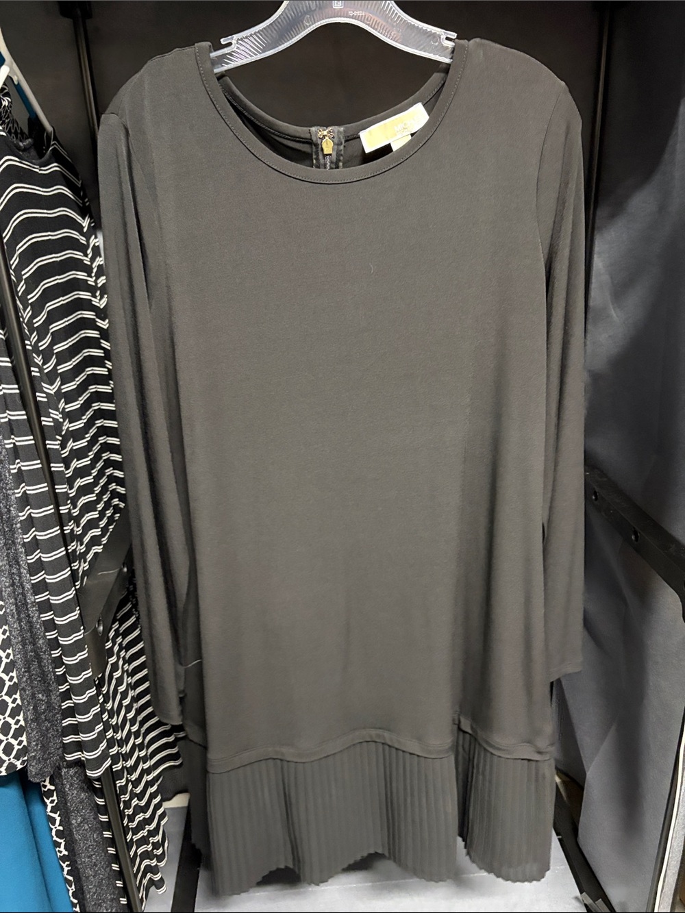 Michael Kors Black Round-Neck Dress
